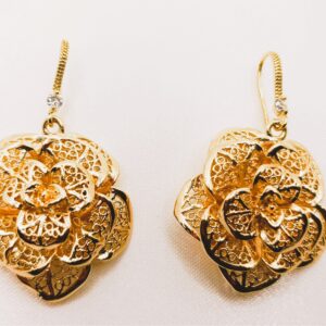 Boucles d'oreilles "Flora" en Or 18K