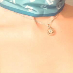 Collier chaîne "Sphère ajourée" en Or – Image 4