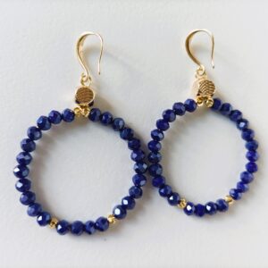 Boucles d'oreilles "Violet de parme"