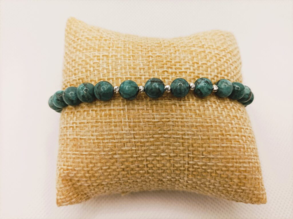 Bracelet en pierres "Turquoise africaine"