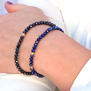 Bracelet en perles "Violet de parme"