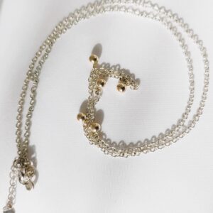 Collier chaîne "Étincelant" en argent