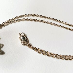 Collier chaîne "Fleur de Lotus" en argent – Image 3