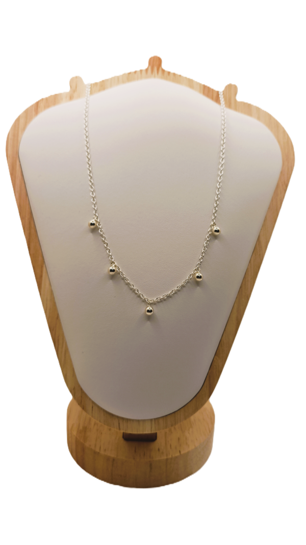 Collier chaîne "Étincelant" en argent – Image 2