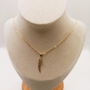 Collier chaîne "Aile d'ange"