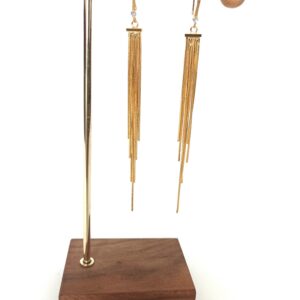 Créoles "Saule pleureur" en Or 18K