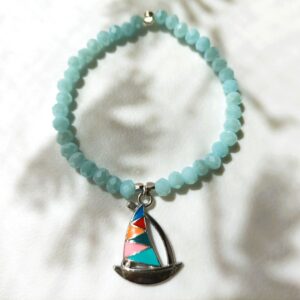 Bracelet en perles enfant "Petit bateau"