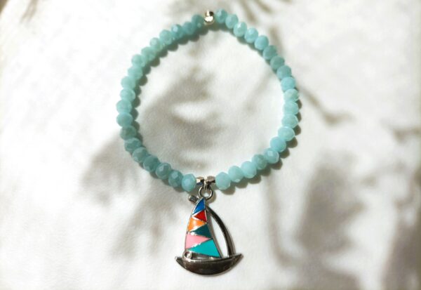 Bracelet en perles enfant "Petit bateau" – Image 1