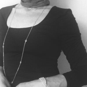 Collier extra long Trèfle ajouré doré à l'Or fin