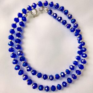 Bracelet en perles 2 rangs Améthyste – Image 5